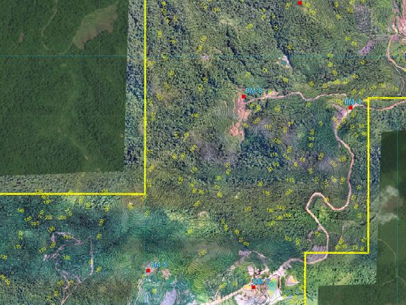 Pemetaan Topografi Lahan Tambang Pasir besi section2.2